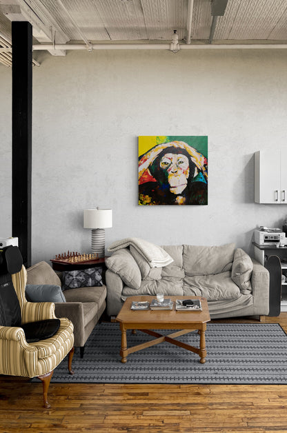Monkey      contemporary painting art