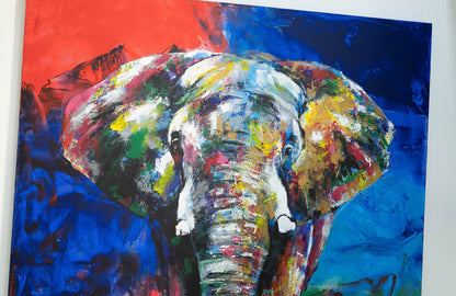 Elephant contemporary painting art