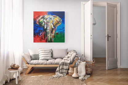 Elephant contemporary painting art