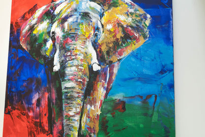 Elephant contemporary painting art