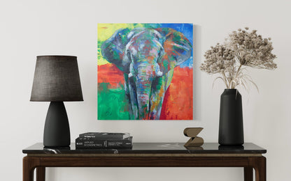 elephant contemporary painting art