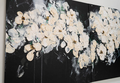 Flowers contemporary painting art