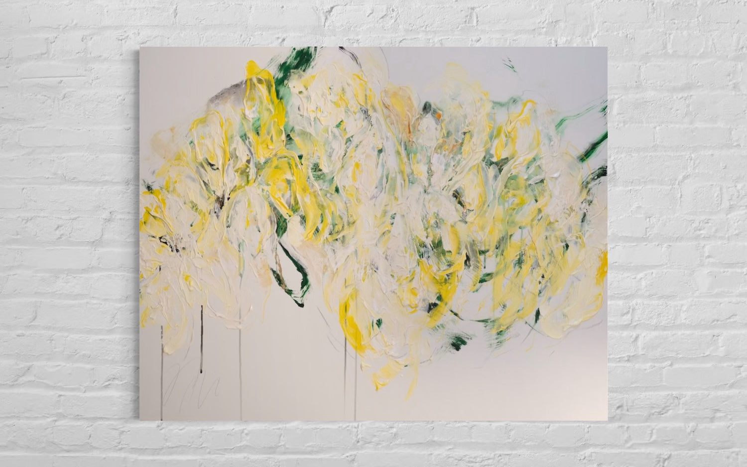 Flowers contemporary painting art