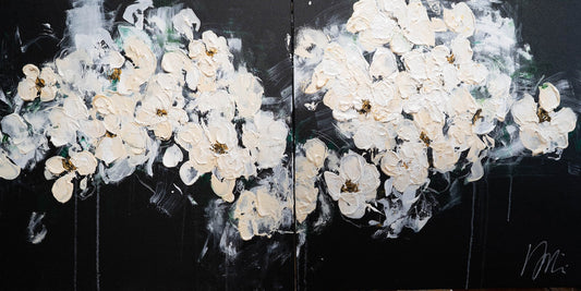 Flowers contemporary painting art