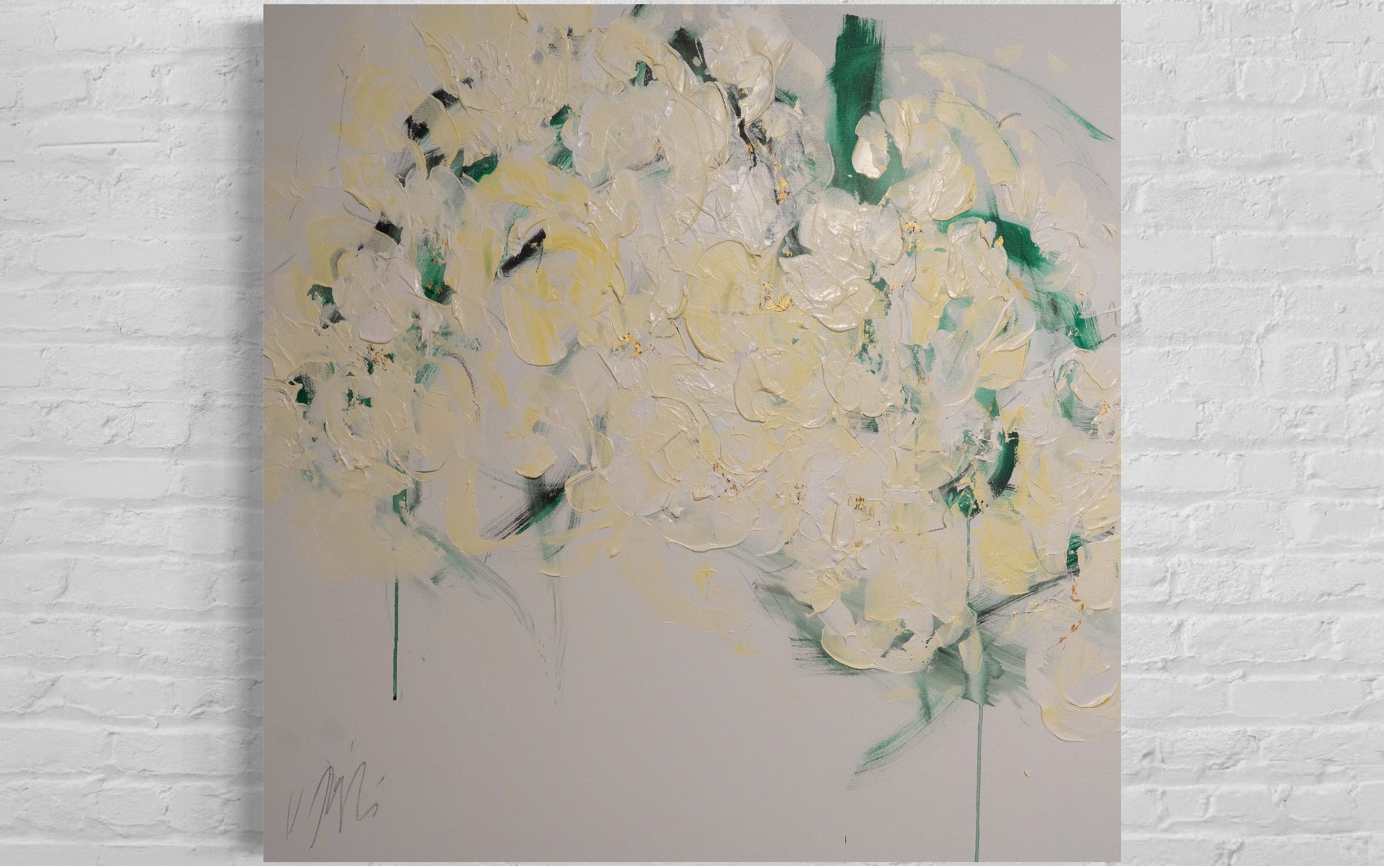 Flowers contemporary painting art