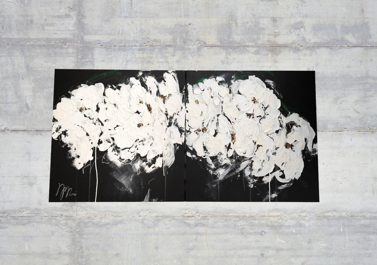 Flowers contemporary painting art