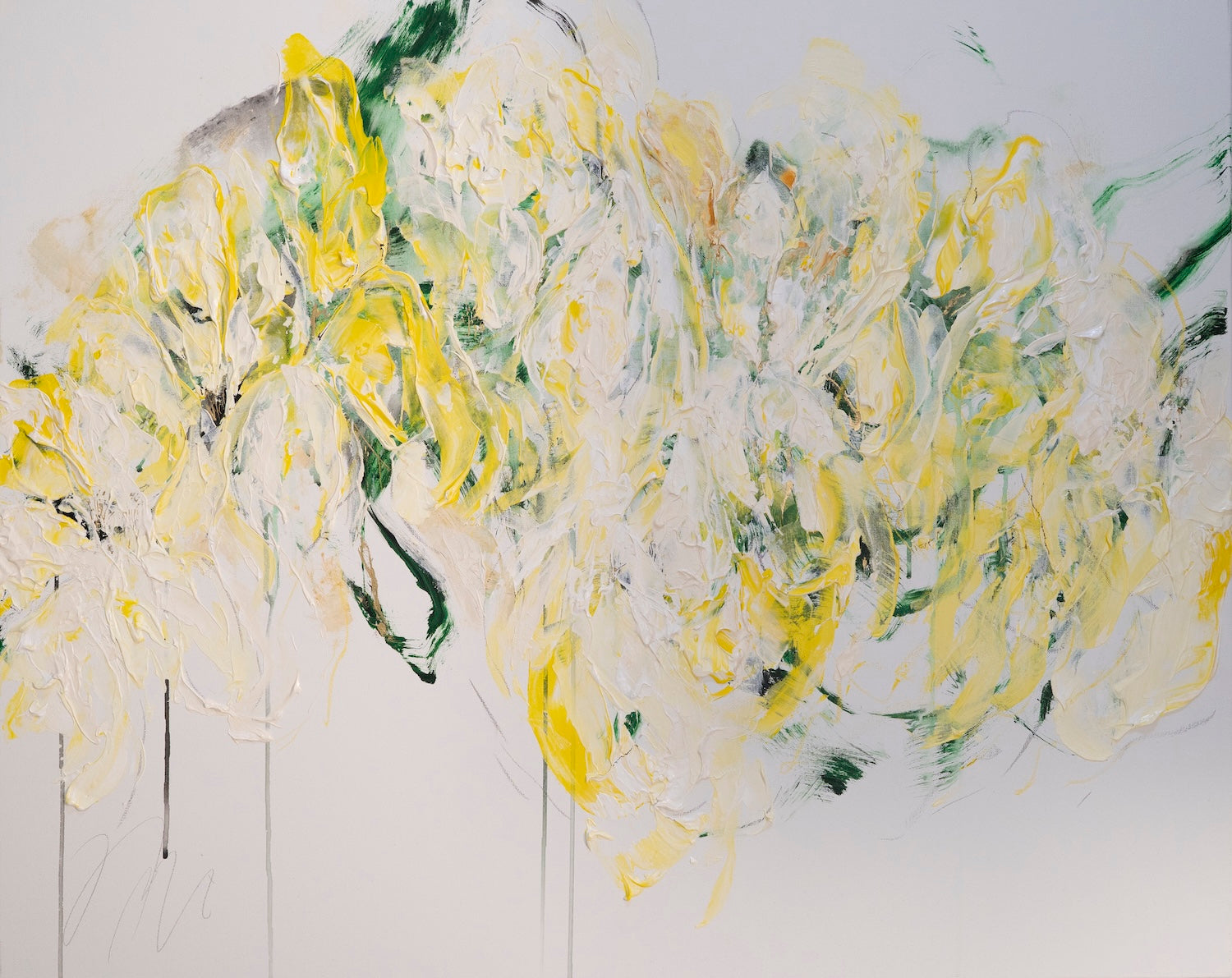 Flowers contemporary painting art