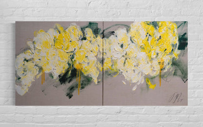 Flowers contemporary painting art