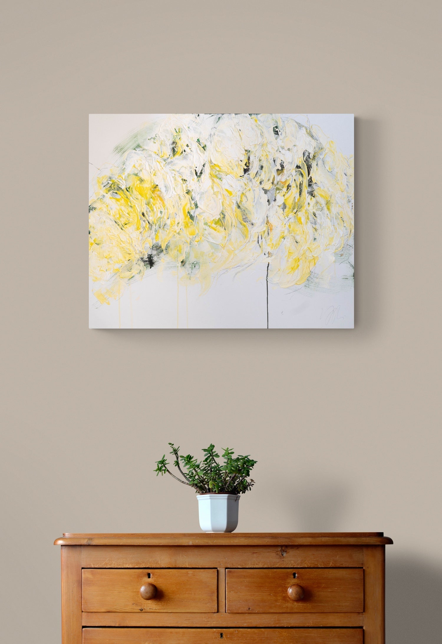 Flowers contemporary painting art