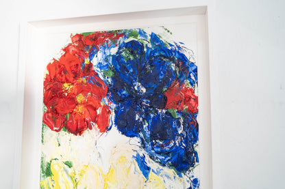 Flowers contemporary painting art