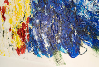 Flowers contemporary painting art