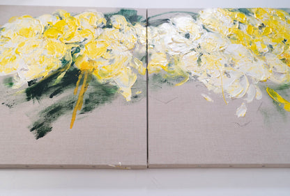 Flowers contemporary painting art