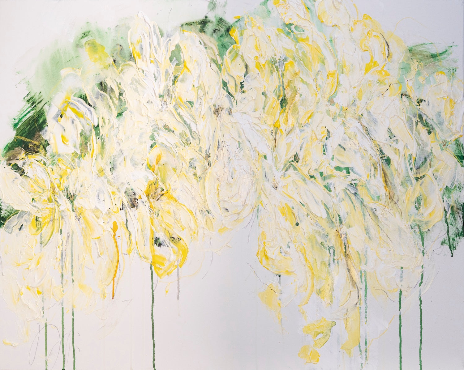 Flowers contemporary painting art