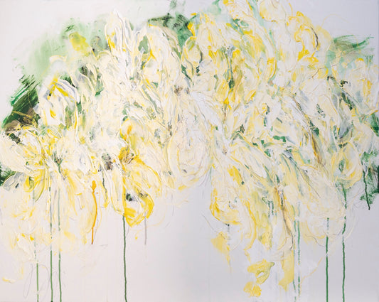 Flowers contemporary painting art