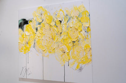 Flowers contemporary painting art