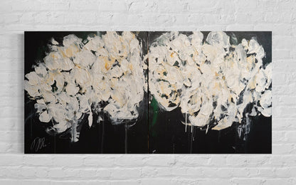 Flowers contemporary painting art