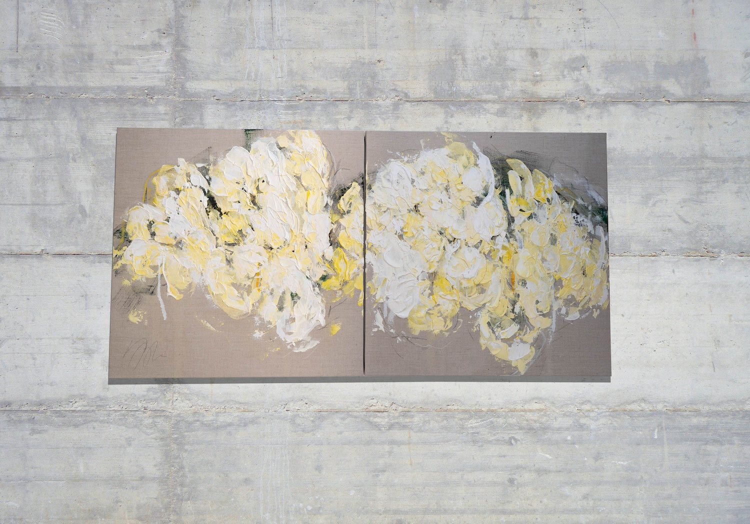 Flowers contemporary painting art