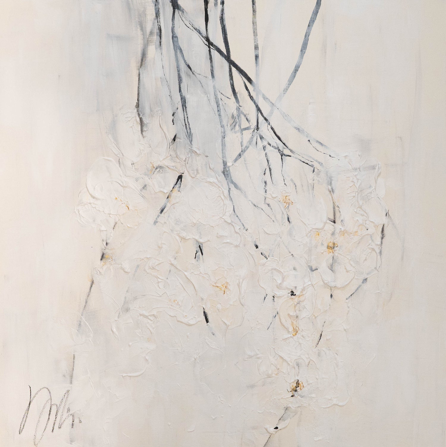 Flowers contemporary painting art