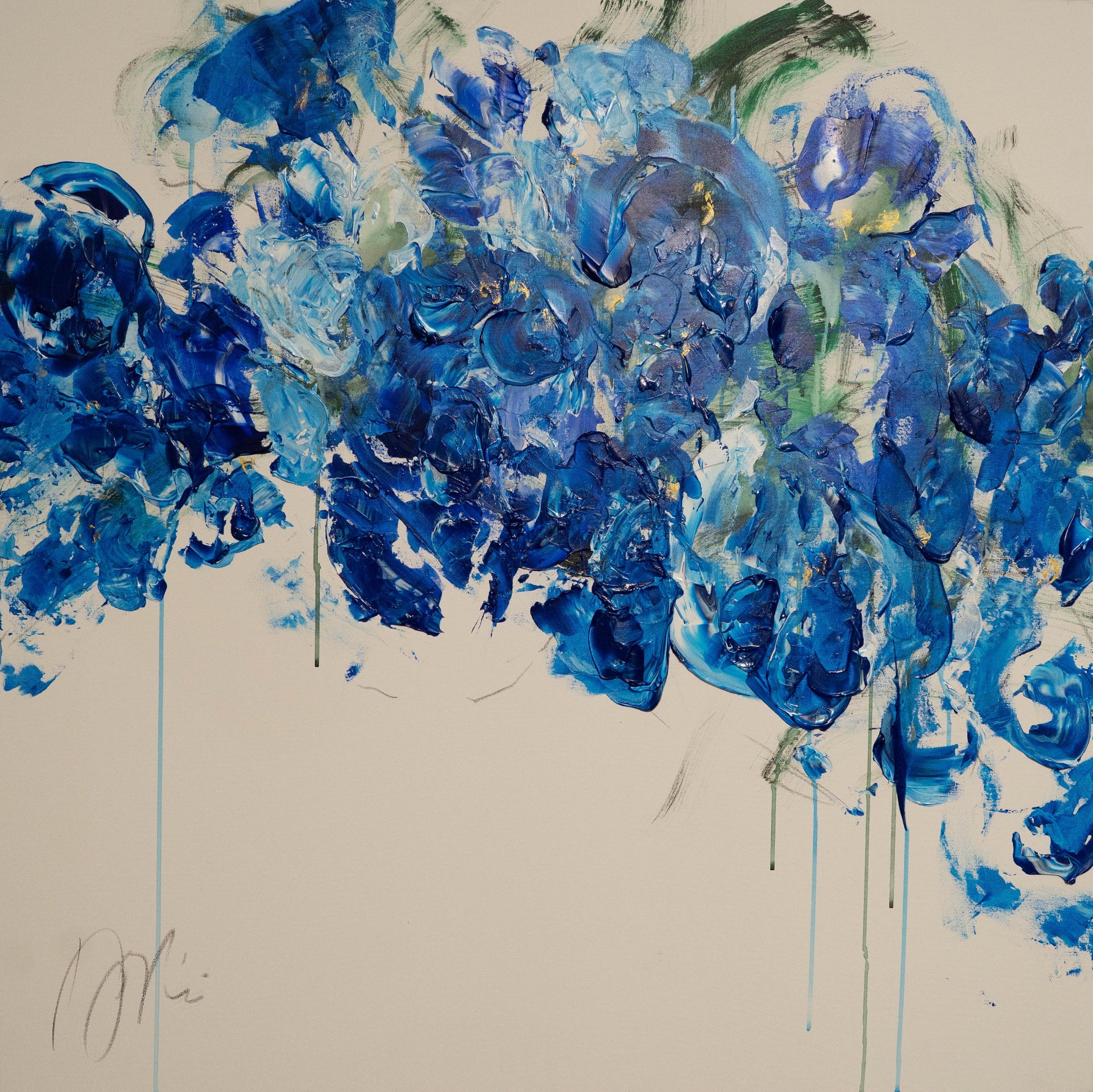 Flowers contemporary painting art