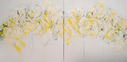 contemporary painting Flowers