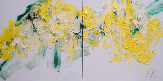 Flowers contemporary painting art