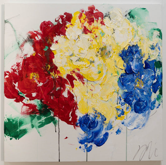 Flowers contemporary painting art