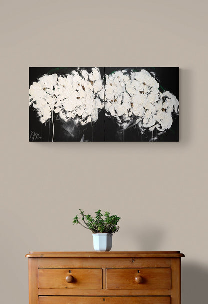 Flowers contemporary painting art