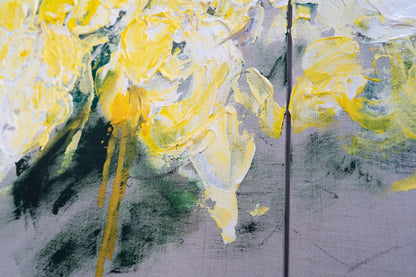 Flowers contemporary painting art