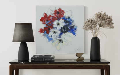 Flowers contemporary painting art