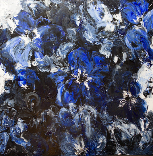 Flowers contemporary painting art