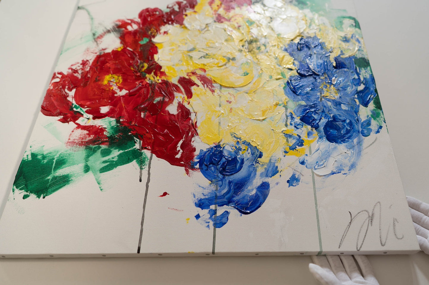 Flowers contemporary painting art