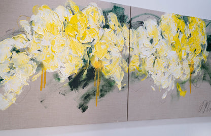 Flowers contemporary painting art