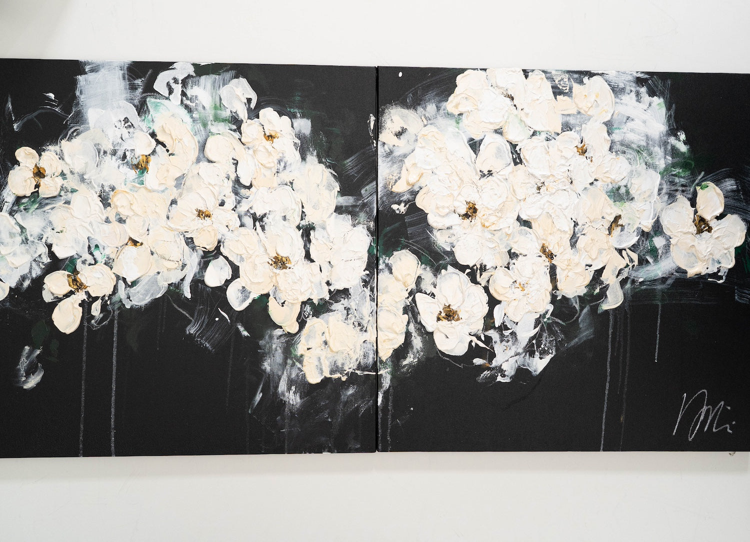 Flowers contemporary painting art