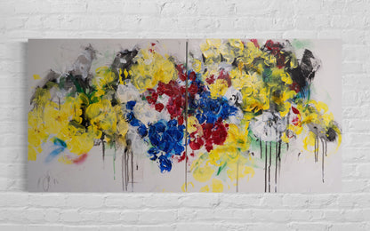 Flowers contemporary painting art