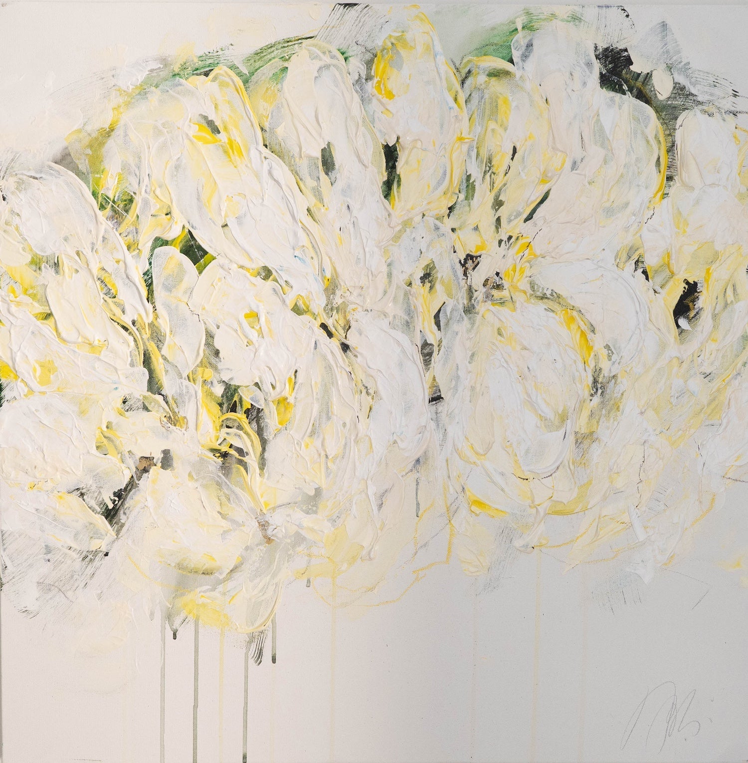 Flowers contemporary painting art