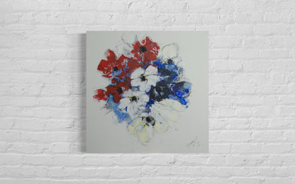 Flowers contemporary painting art