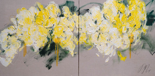 Flowers contemporary painting art