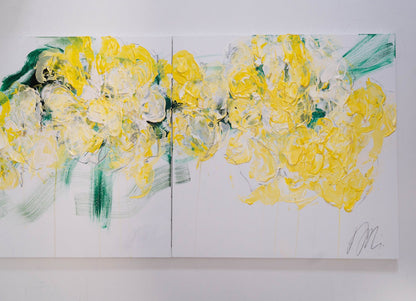 Flowers contemporary painting art