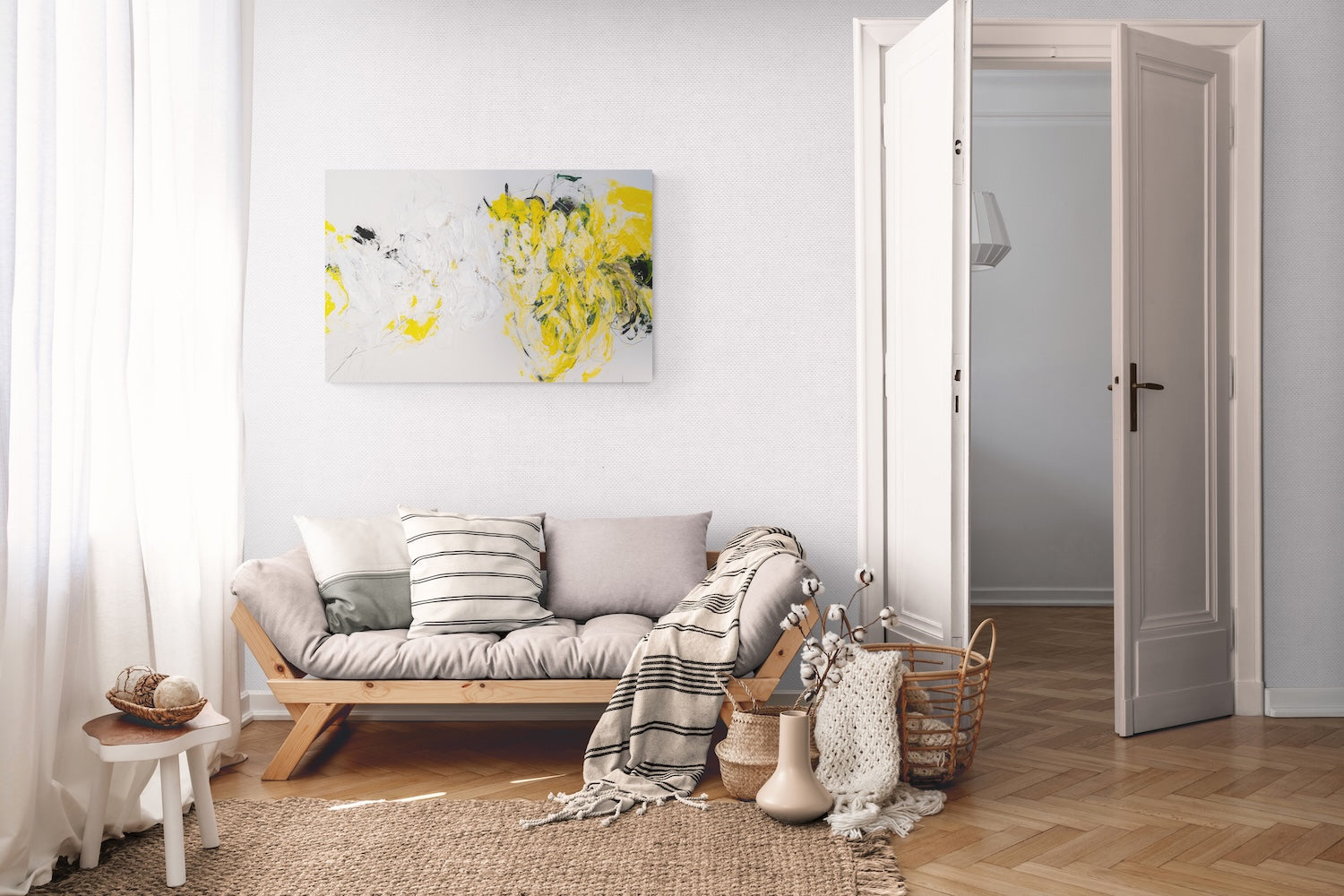 Flowers contemporary painting art