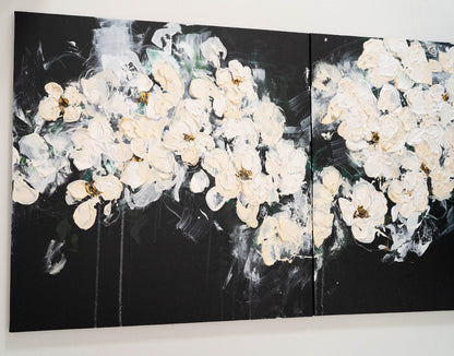 Flowers contemporary painting art