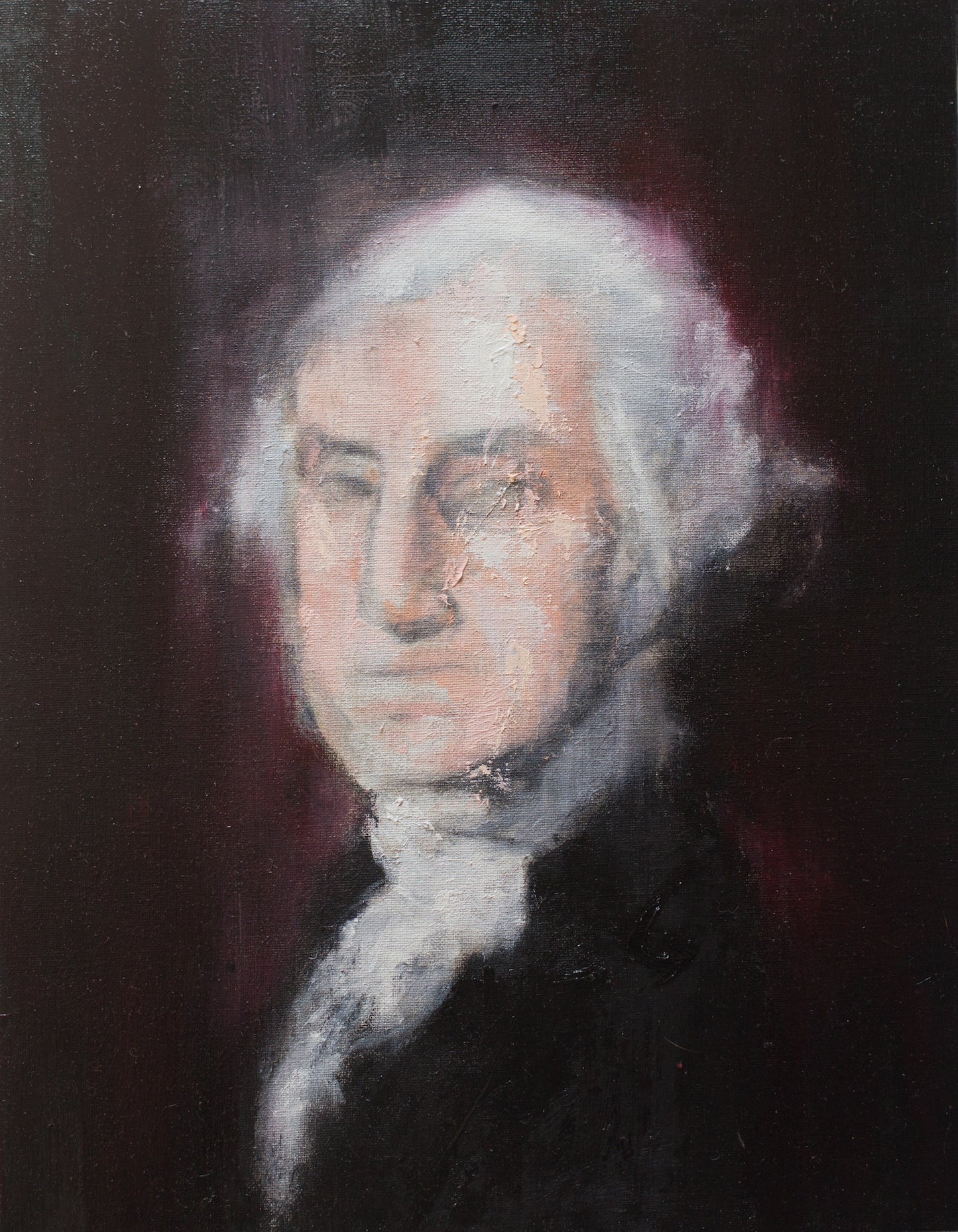 UNTITLED Portrait work (George Washington) contemporary painting