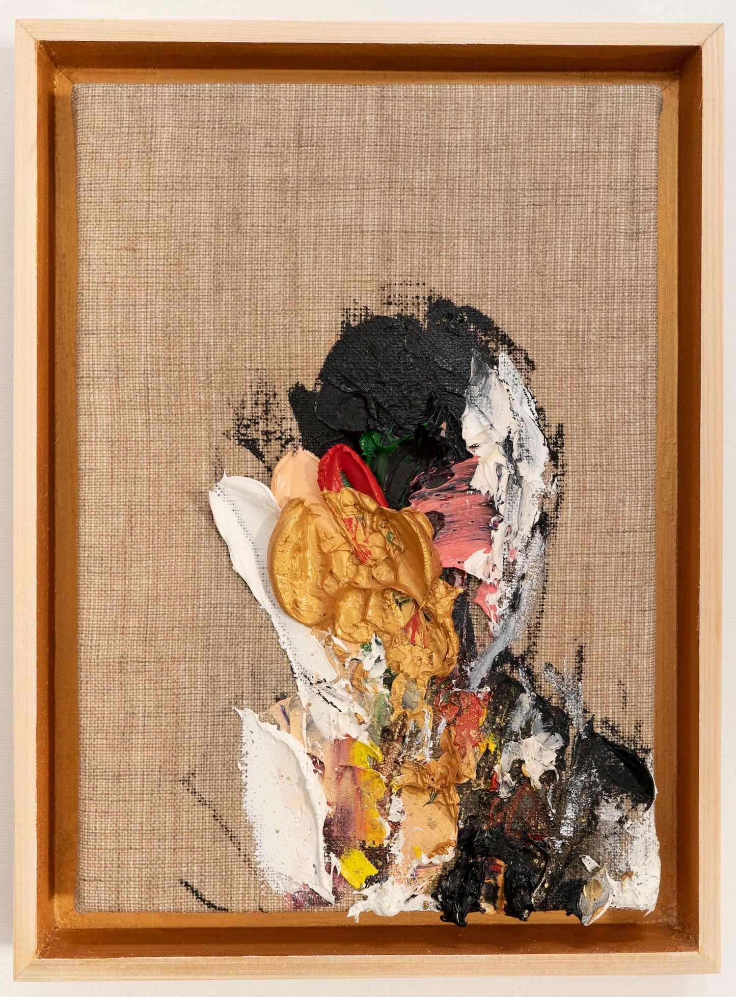 Gold Portrait work contemporary painting