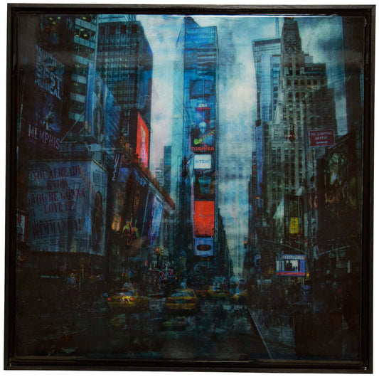 New York, Times square painting