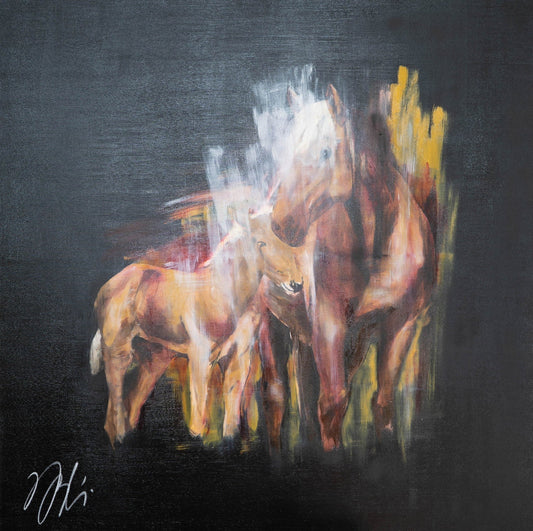 Horse contemporary painting art