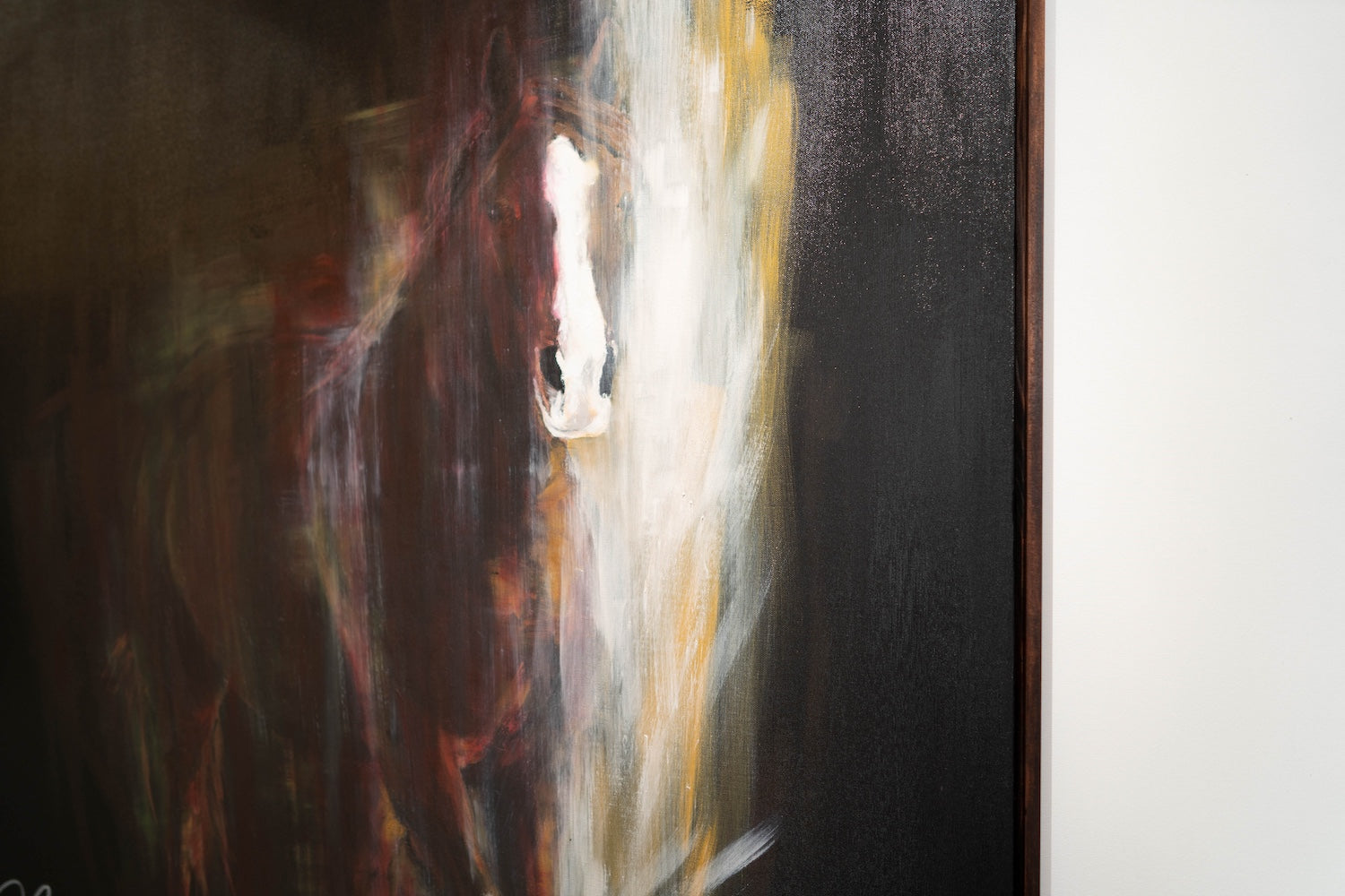 Horse contemporary painting art