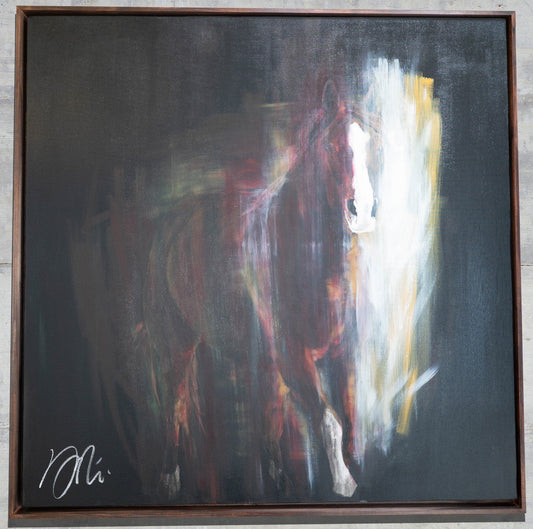 Horse contemporary painting art