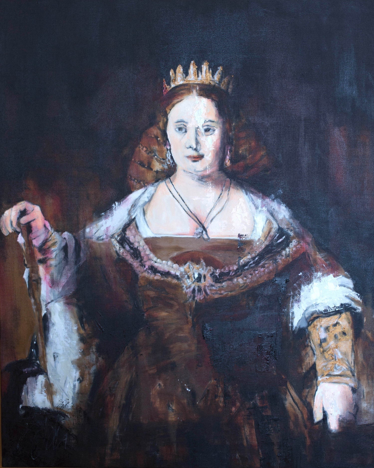 ’Juno contemporary’ after Rembrandt contemporary painting art