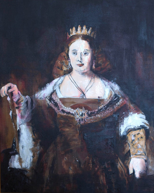 ’Juno contemporary’ after Rembrandt contemporary painting art