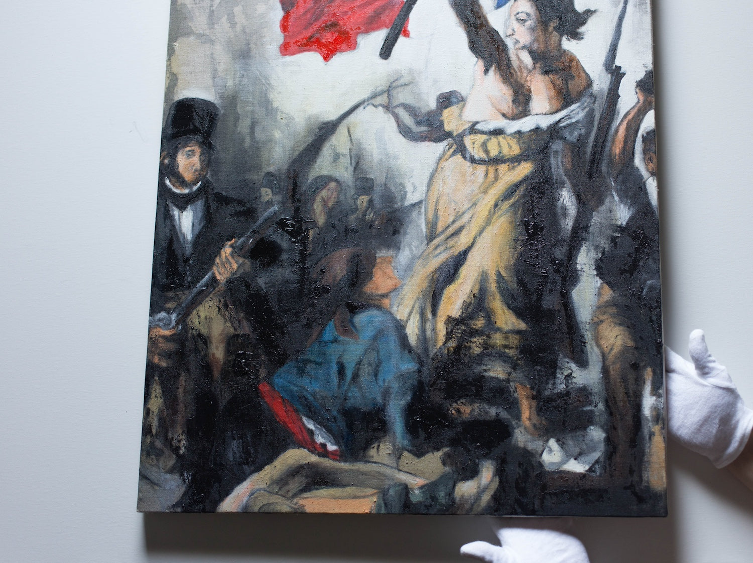 Liberty Leading the People contemporary contemporary painting art