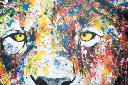 LION contemporary painting art